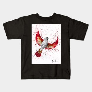 Golden Feather Cardinal Kids T-Shirt